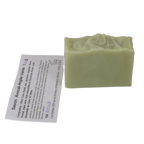 Savon Avocat Argile Verte Savon Avocat Argile Verte