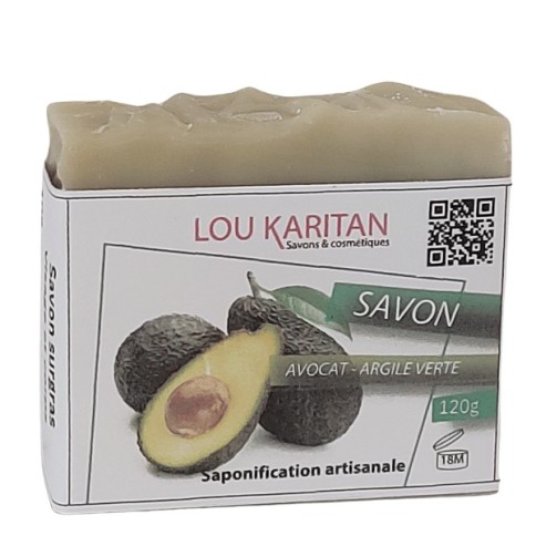 Savon Avocat Argile Verte Savon Avocat Argile Verte