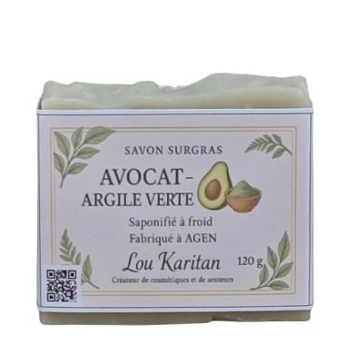 Savon Avocat Argile Verte