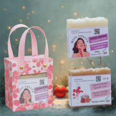 Pochette cadeau 2 savons