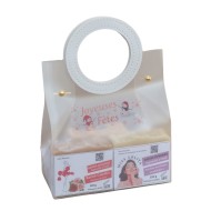 Pochette cadeau transparente 3 savons