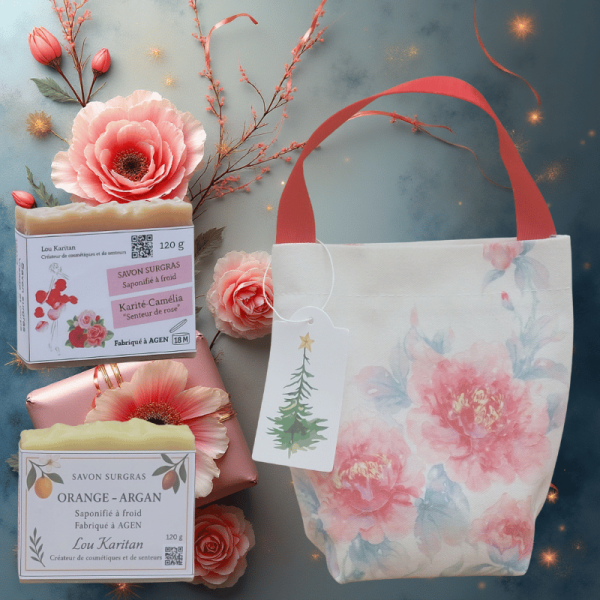 Pochette cadeau 2 savons
