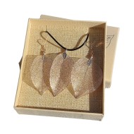 Coffret pendentif et boucles d'oreilles