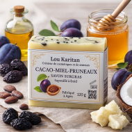 Savon Cacao Miel Pruneaux