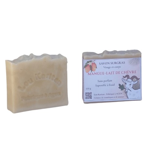 Duo savon Mangue lait de chèvre