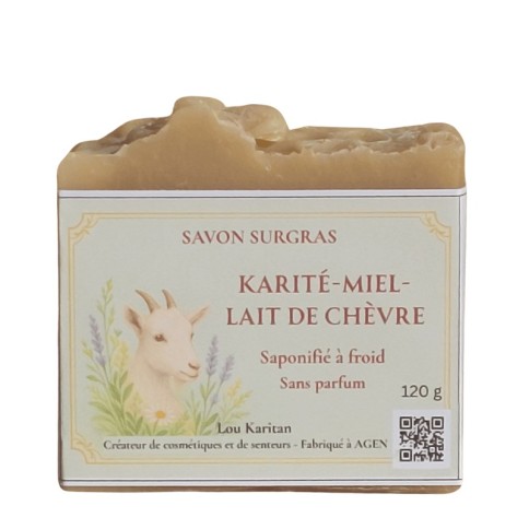 Savon karité miel lait de chèvre