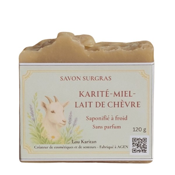 Savon karité miel lait de chèvre