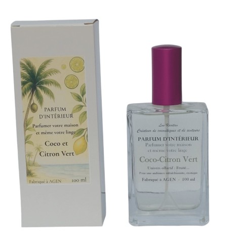 Parfum d'intérieur coco citron Vert