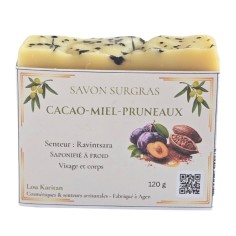 Savon Cacao Miel Pruneaux