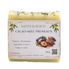 Savon Cacao Miel Pruneaux
