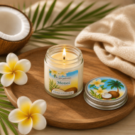 Bougie parfum Monoï