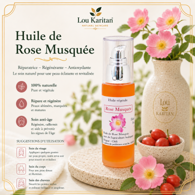 Fiche technique huile de Rose musquée