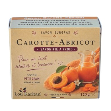 Savon carotte Abricot