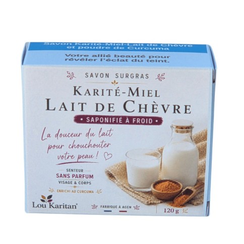 Savon Karité Miel Lait de chèvre