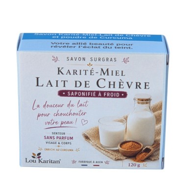 Savon Karité Miel Lait de chèvre