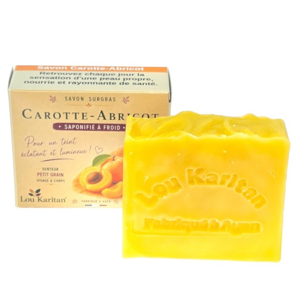Savon Carotte Abricot avec boite