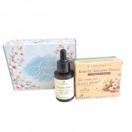 Coffret cadeau Amande douce comprenant 1 savon et 1 huile