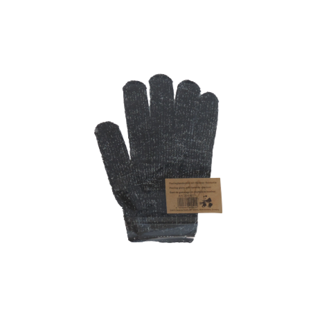 Gants de gommage en charbon de bambou Gants de gommage en charbon de bambou
