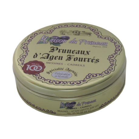 Boîte de pruneaux d'Agen fourrés à la crème de pruneaux Boîte de pruneaux d'Agen fourrés à la crème de pruneaux