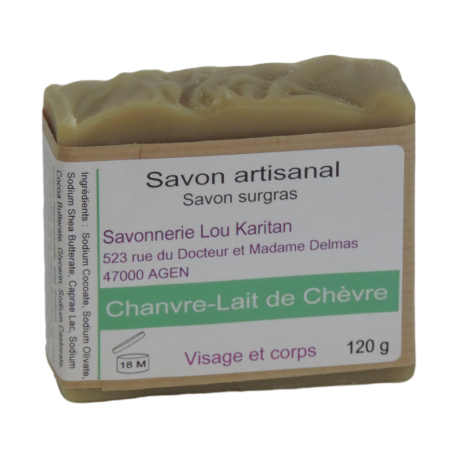 Savon enrichi à l'huile de Chanvre Savon enrichi à l'huile de Chanvre