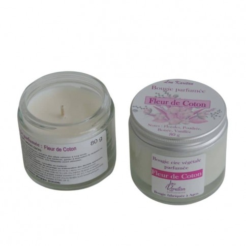 Bougie parfumée Fleur de Coton Bougie parfumée Fleur de Coton